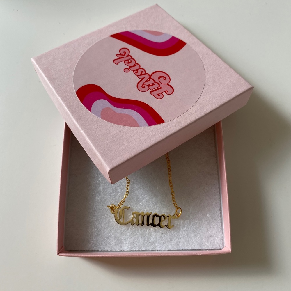 Cancer Astrological Sign Necklace - NEW
